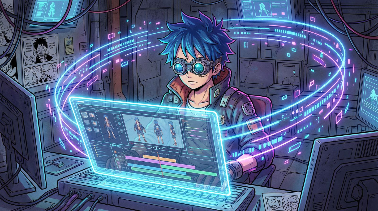 网红主播AI动漫